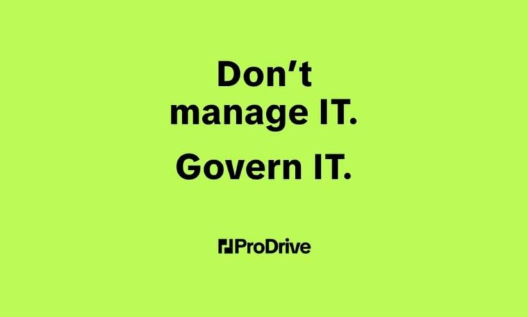 Featured image for Pro Drive: Repositioned as the governor of IT for regulated firms to help them stand out in a sea of sameness