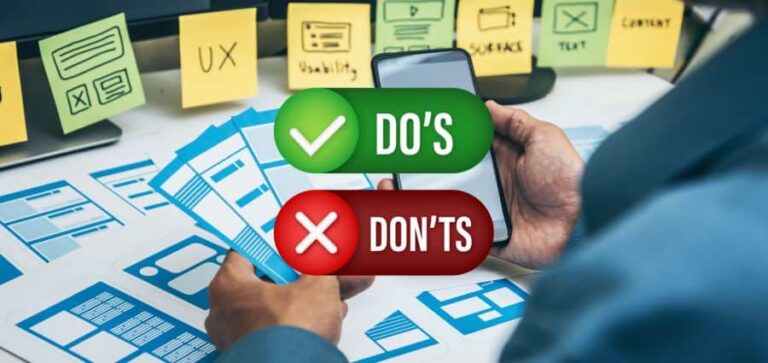 Featured image for The Dos and Don’ts of UX Design: Best Practices for Creating Intuitive User Interfaces