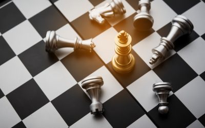 B2B marketing strategy illustrated through chess, highlighting outsmarting rather than outspending competitors