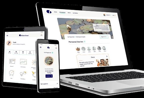 SilverCloud - digital mental health app - case study