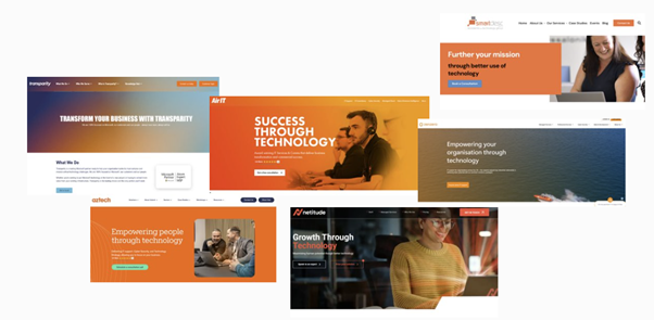 six of the top twenty five IT MSPs in the UK look and sound the same